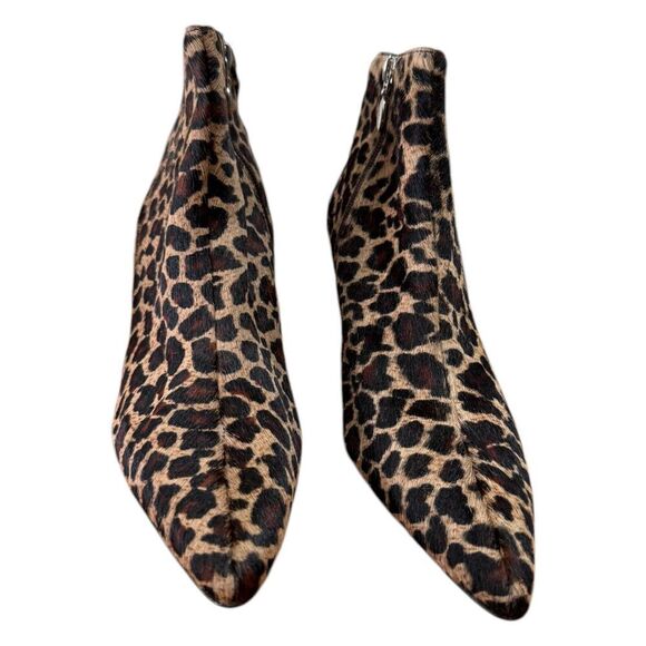 Circa Joan & David Pointed Toe Leopard Print Bootie Women's Size 10M - Picture 6 of 9